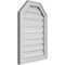 Ekena Millwork Octagonal Top Surface Mount PVC Gable Vent w/ 2"W x 1-1/2"P Brickmould Frame, 18"W x 26"H GVPOT18X2602SF - alternate 4